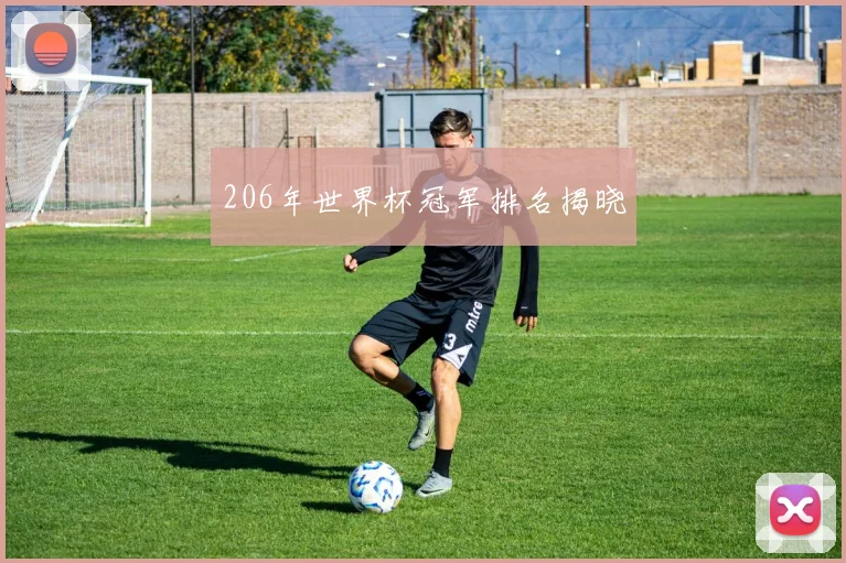 206年世界杯冠军排名揭晓
