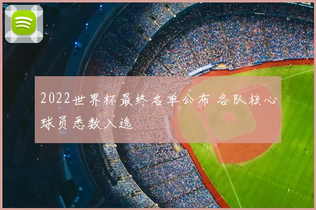 2022世界杯最终名单公布 各队核心球员悉数入选